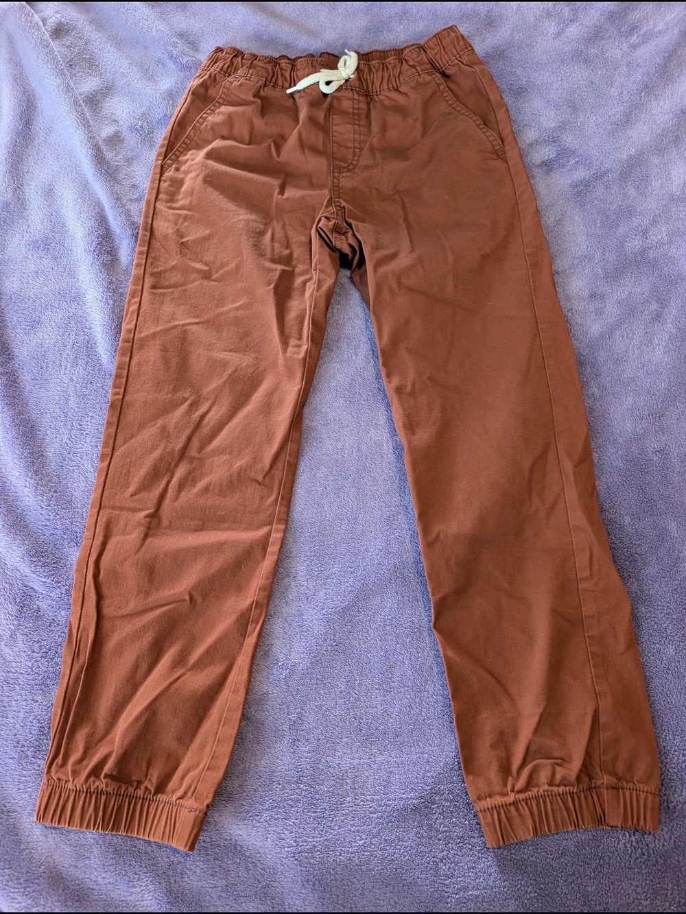 Cat & Jack Rust Drawstring Kids Jogger Pants
